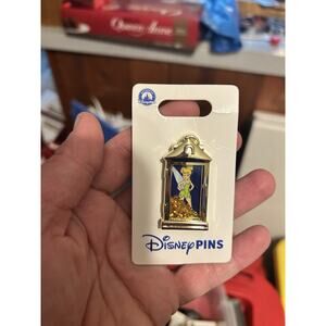 Disney Parks Tinker Bell Tinkerbell Lantern Peter Pan Pin New 3D Glitter